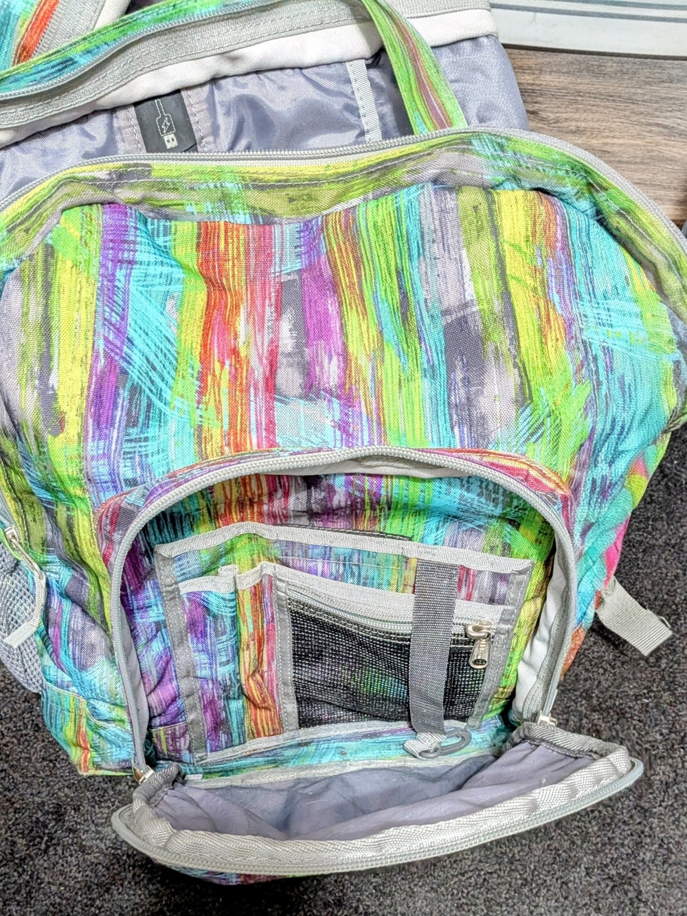 L.L. Bean - Colorful Stripe Backpack - Multicolor